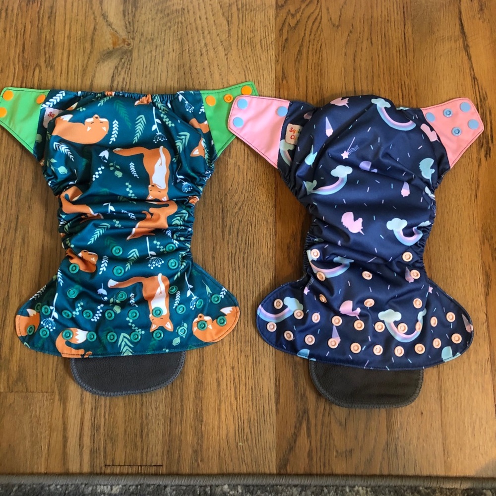 Squishy Tushie Heavy Wetter set of 2 Diapers